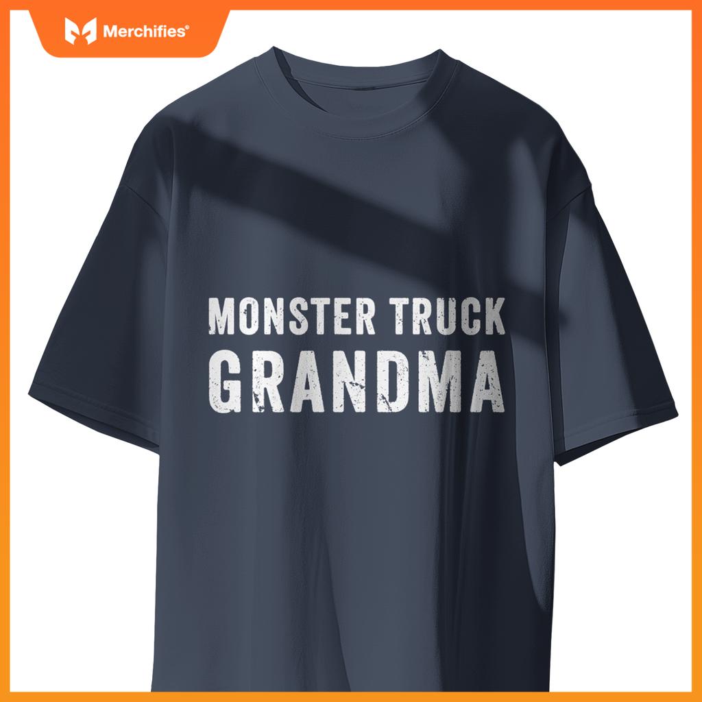 Monster Truck Grandma Retro Vintage Monster Truck Family T-Shirt