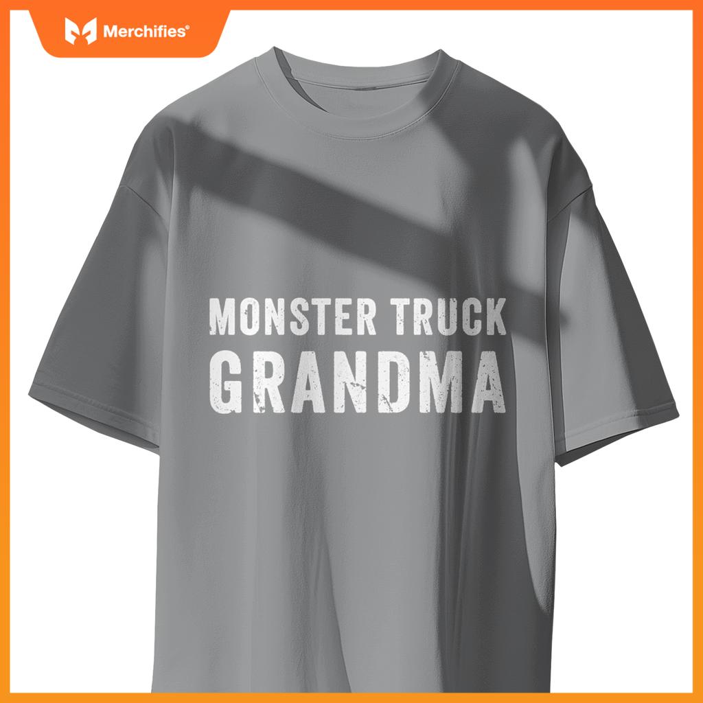 Monster Truck Grandma Retro Vintage Monster Truck Family T-Shirt