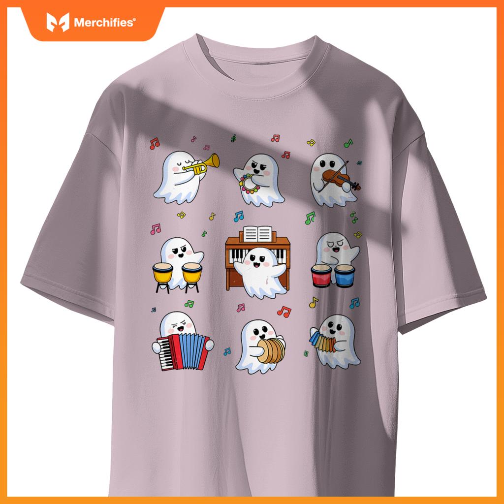 Music Teacher Halloween Cute Ghost Music Teacher Education
