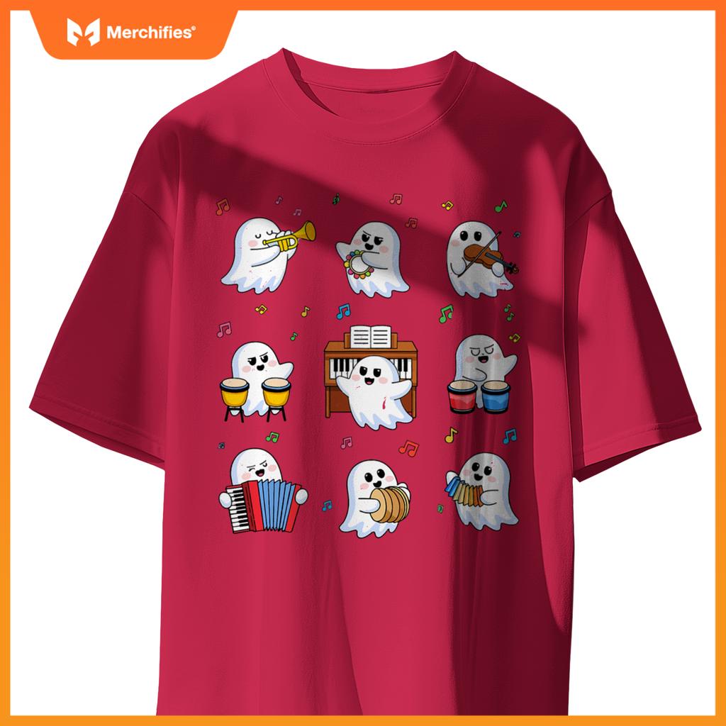 Music Teacher Halloween Cute Ghost Music Teacher Education