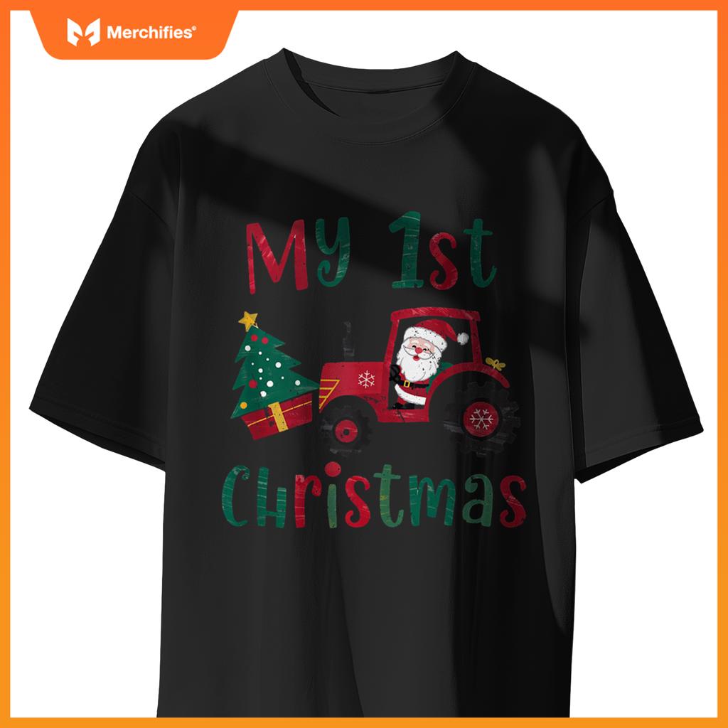 My 1st Christmas Santa Truck Christmas T-Shirt
