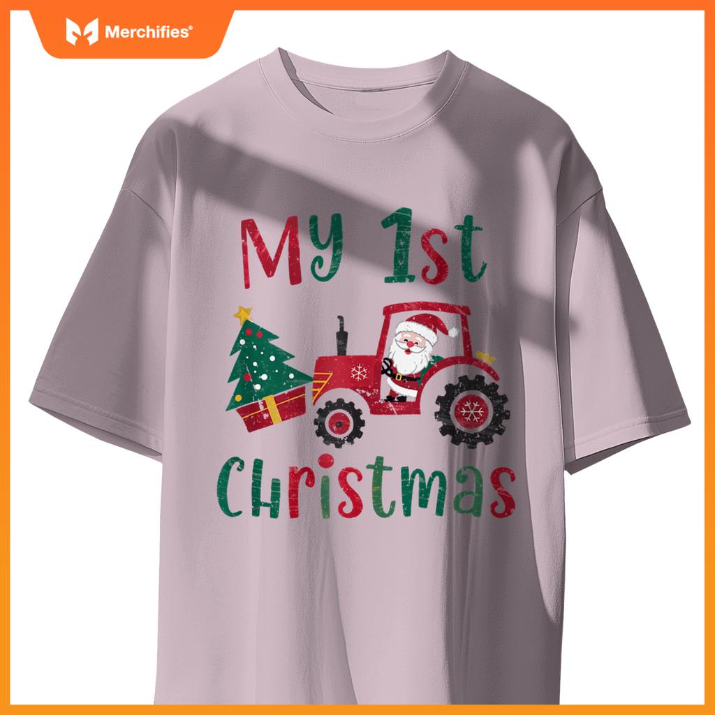 My 1st Christmas Santa Truck Christmas T-Shirt
