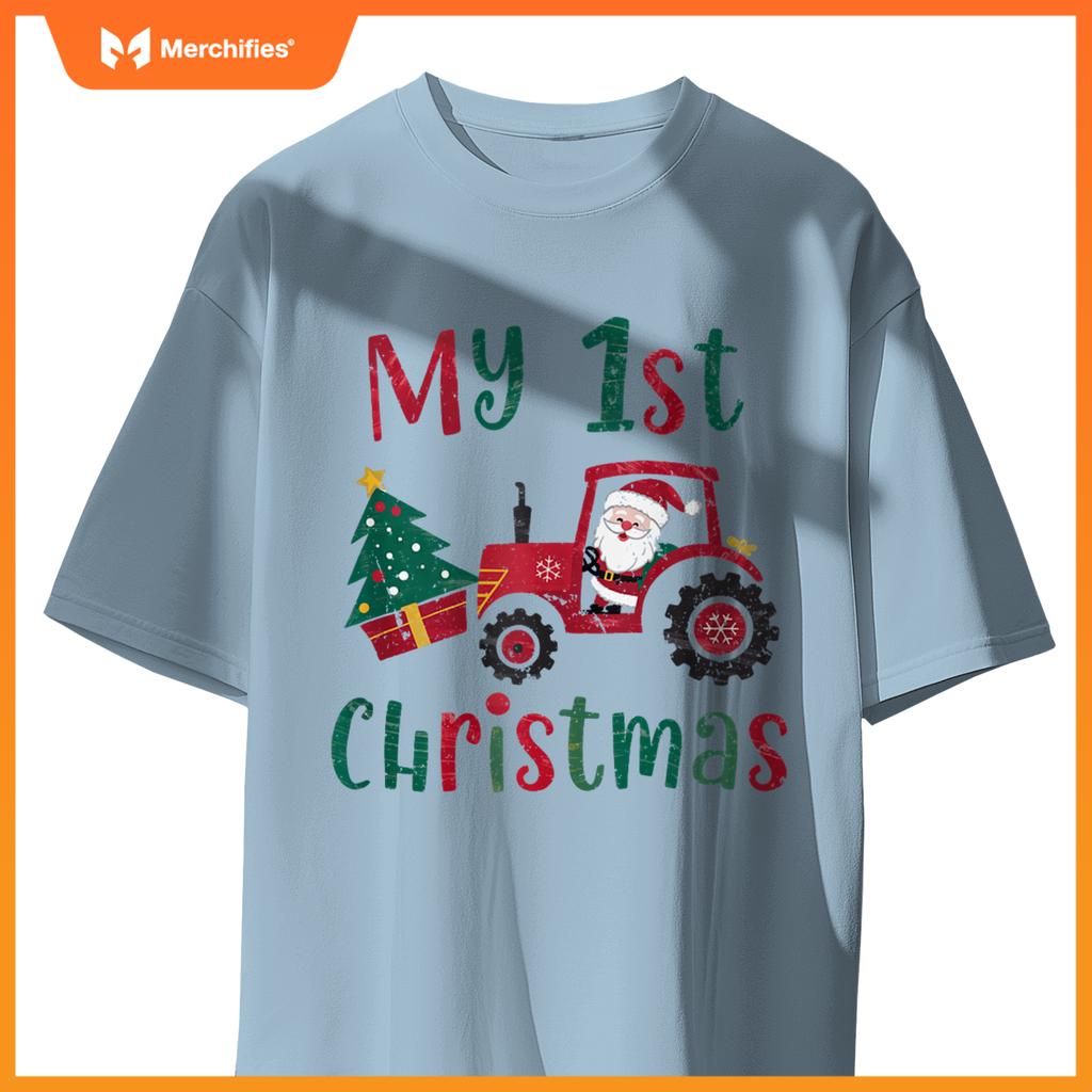My 1st Christmas Santa Truck Christmas T-Shirt