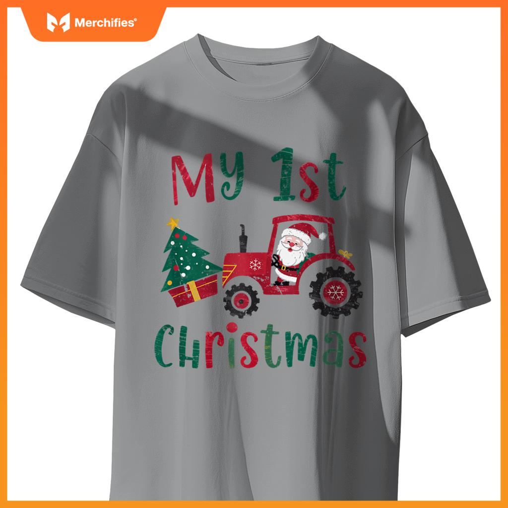 My 1st Christmas Santa Truck Christmas T-Shirt