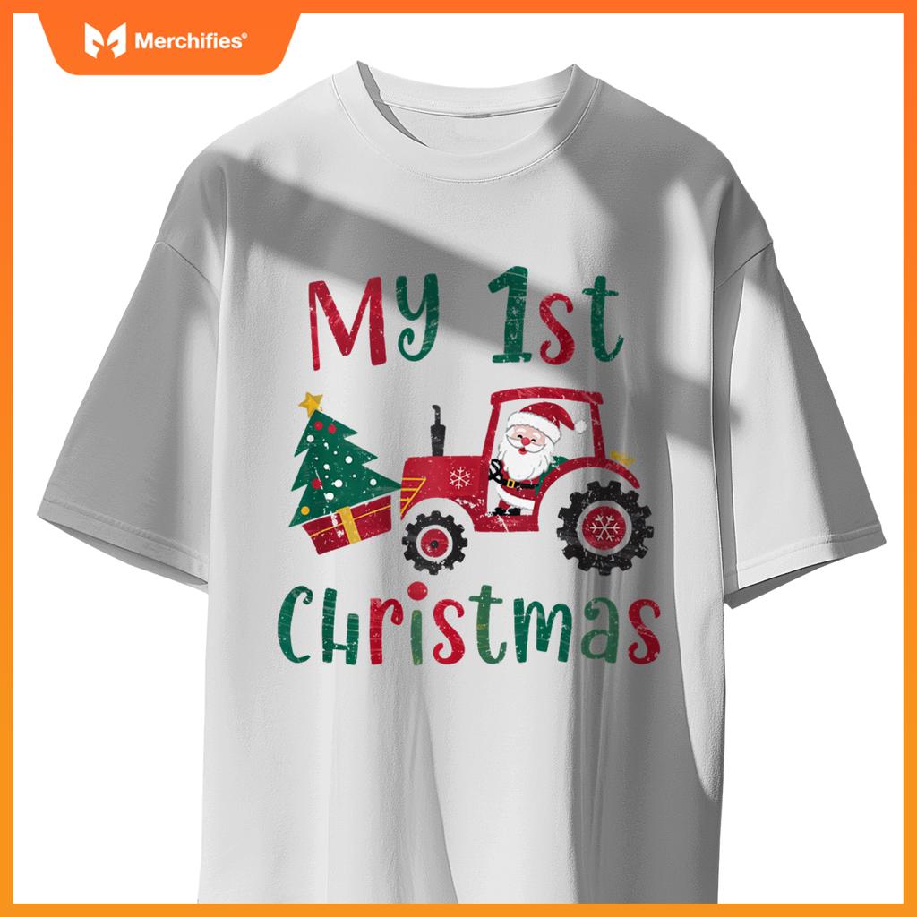 My 1st Christmas Santa Truck Christmas T-Shirt