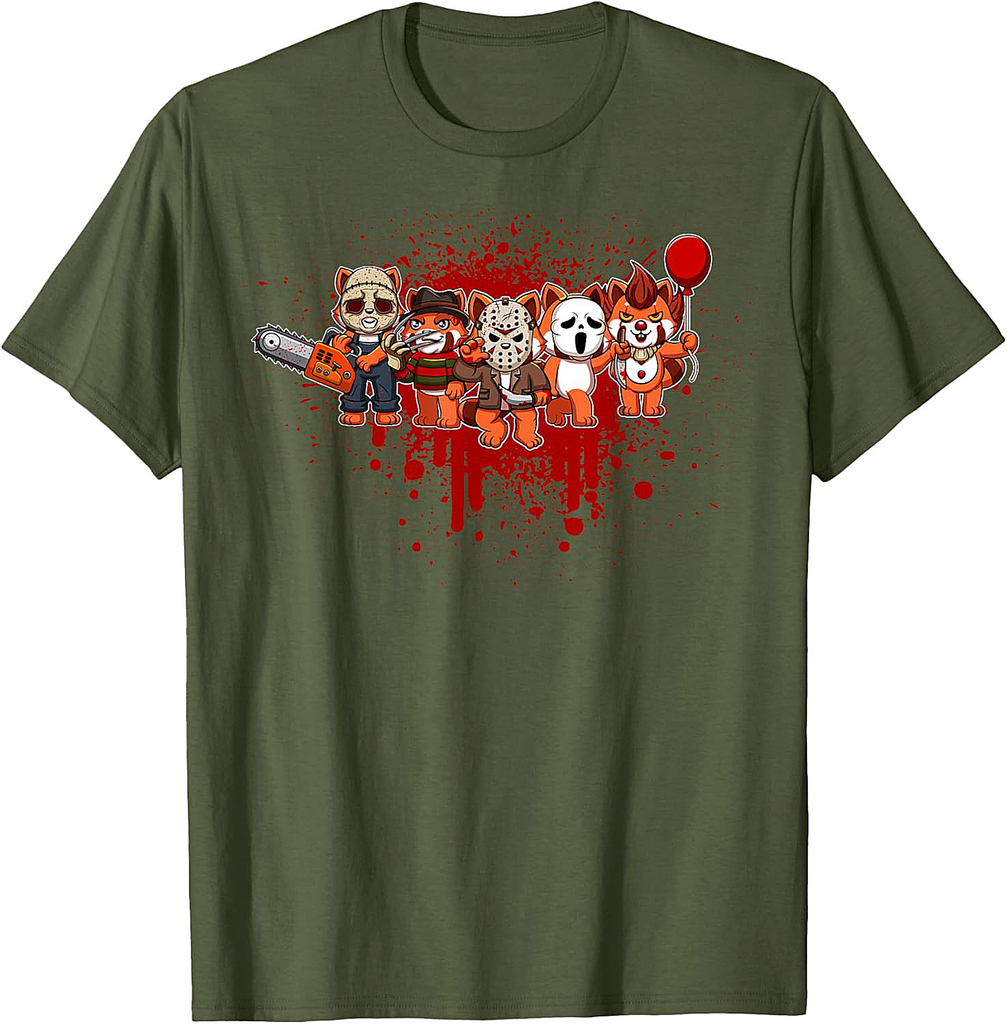 My Little Horror Crew - Halloween Red Panda T-Shirt