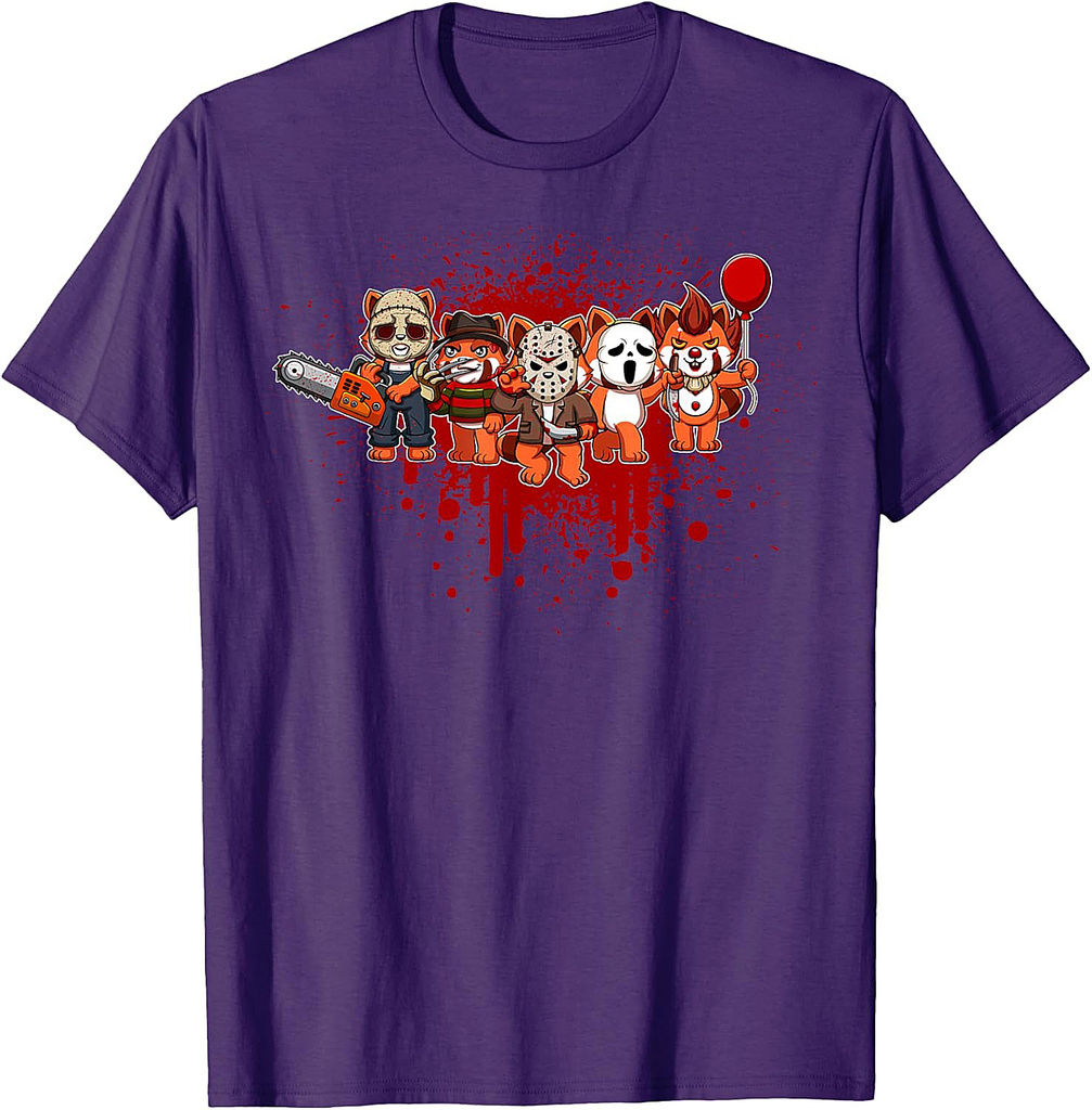 My Little Horror Crew - Halloween Red Panda T-Shirt