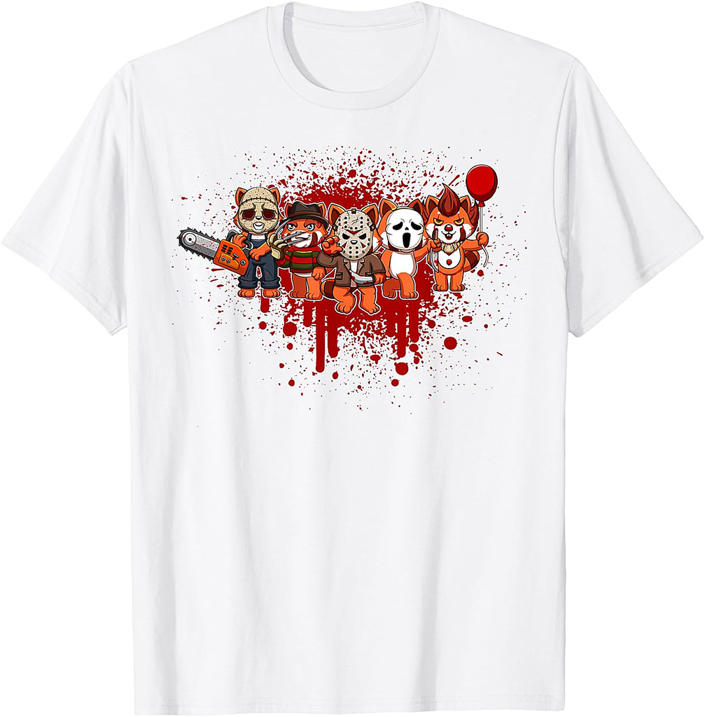 My Little Horror Crew - Halloween Red Panda T-Shirt