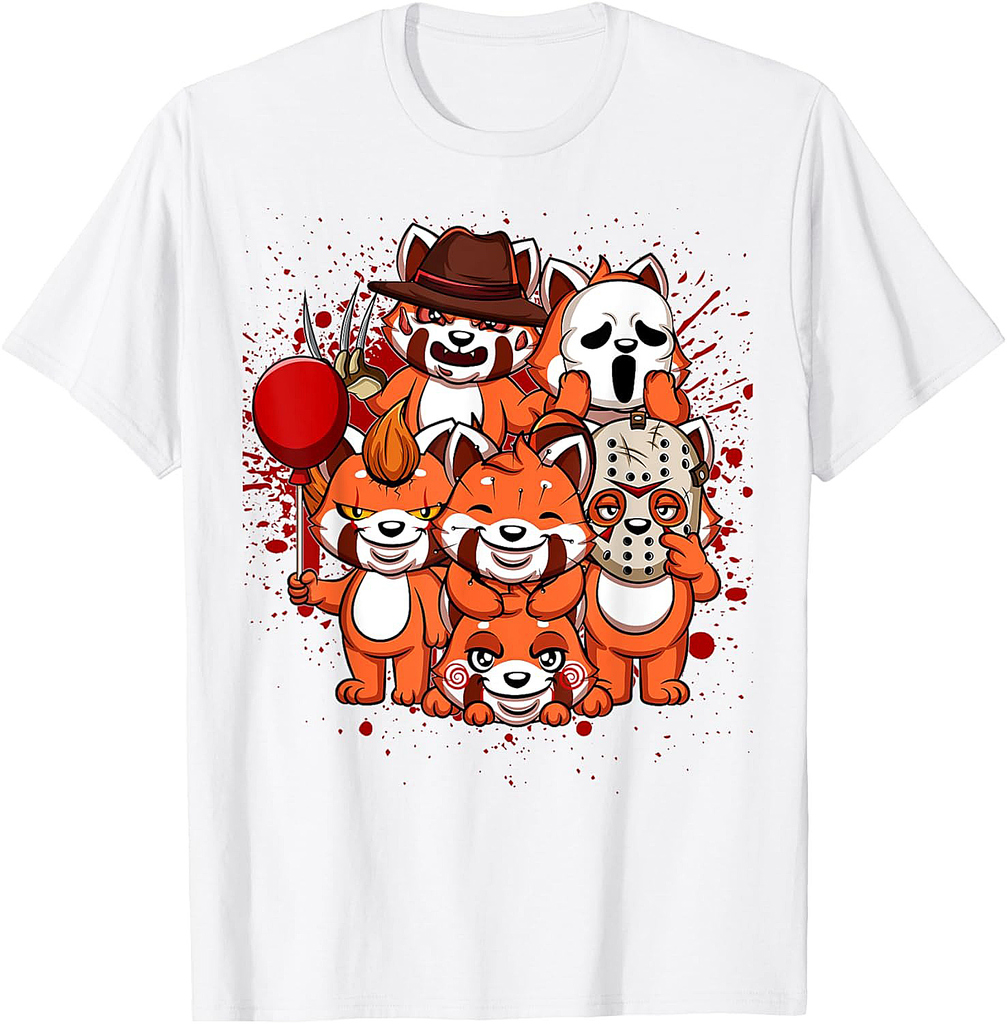 My Little Horror Crew - Halloween Red Pandas T-Shirt