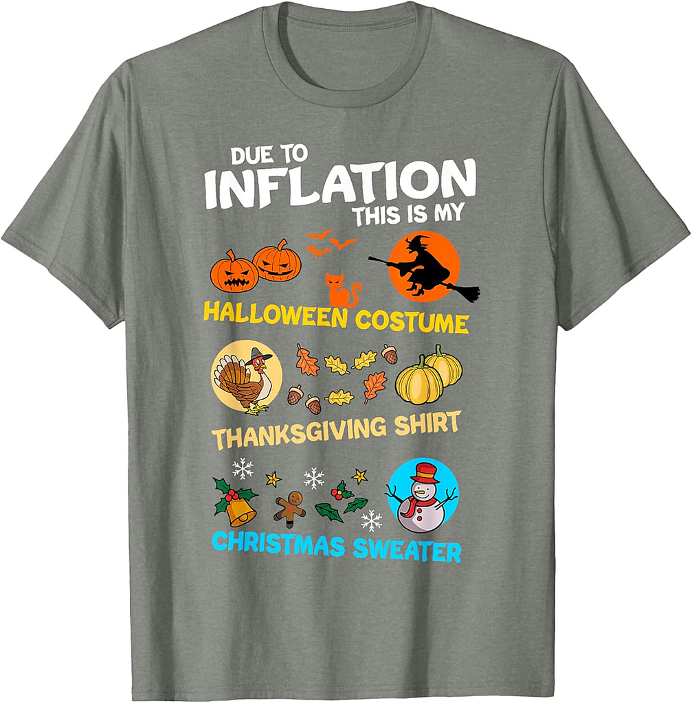 My Spooky Halloween Thanksgiving Ugly Christmas Costume T-Shirt