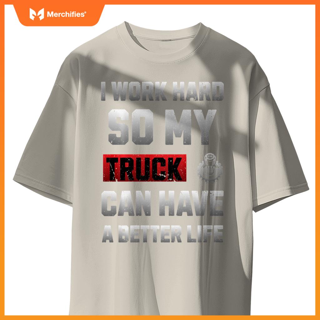 Funny Truck Owner Present Pickup Truck Driver Enthusiast T-Shirt