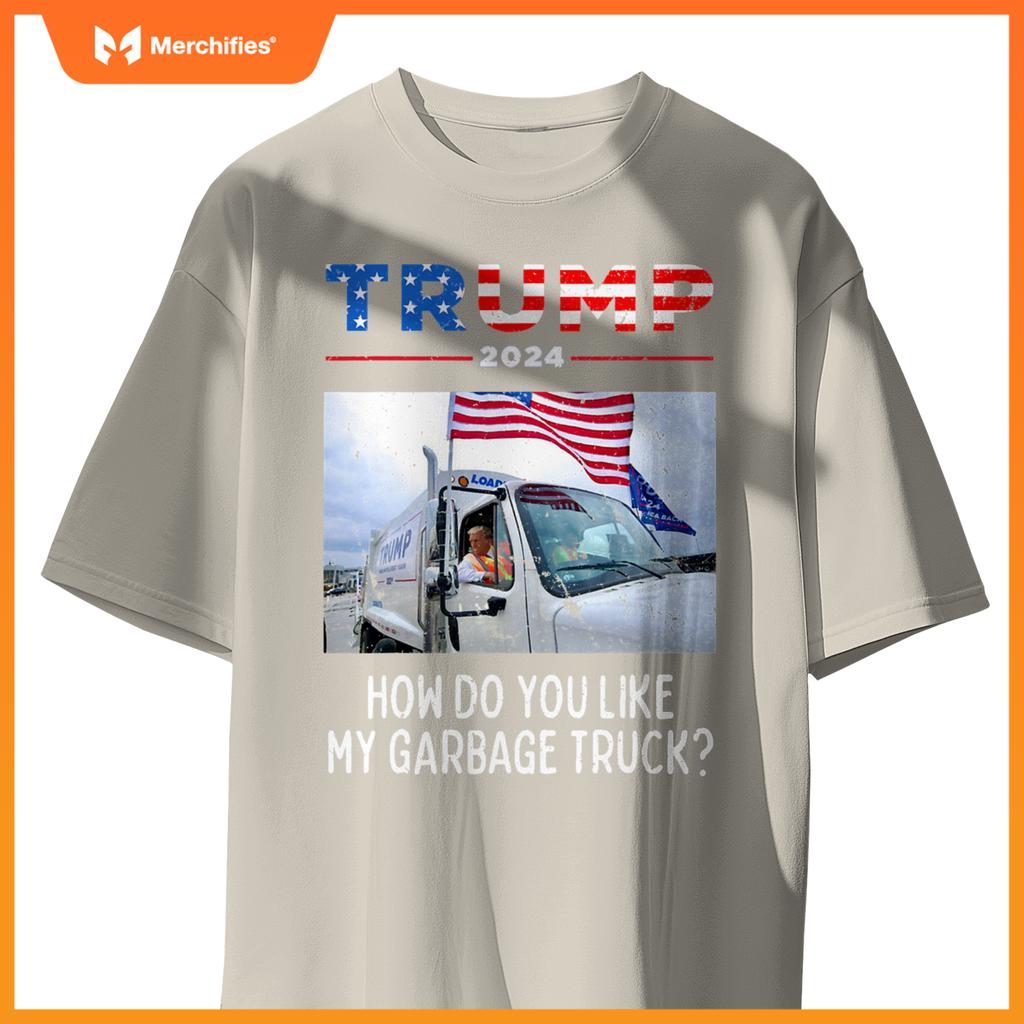 How Do You Like My Garbage Truck, Boy Girl Trump T-Shirt