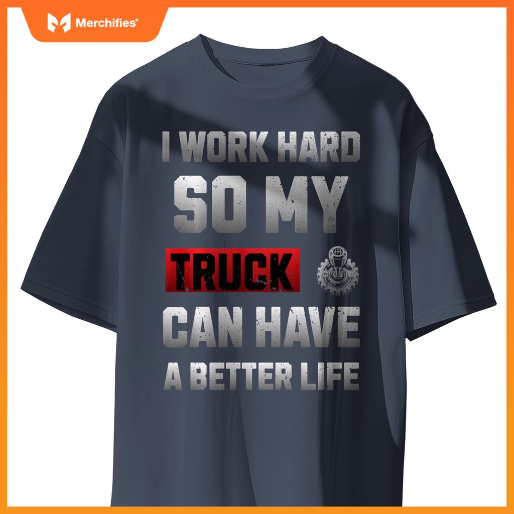 Funny Truck Owner Present Pickup Truck Driver Enthusiast T-Shirt
