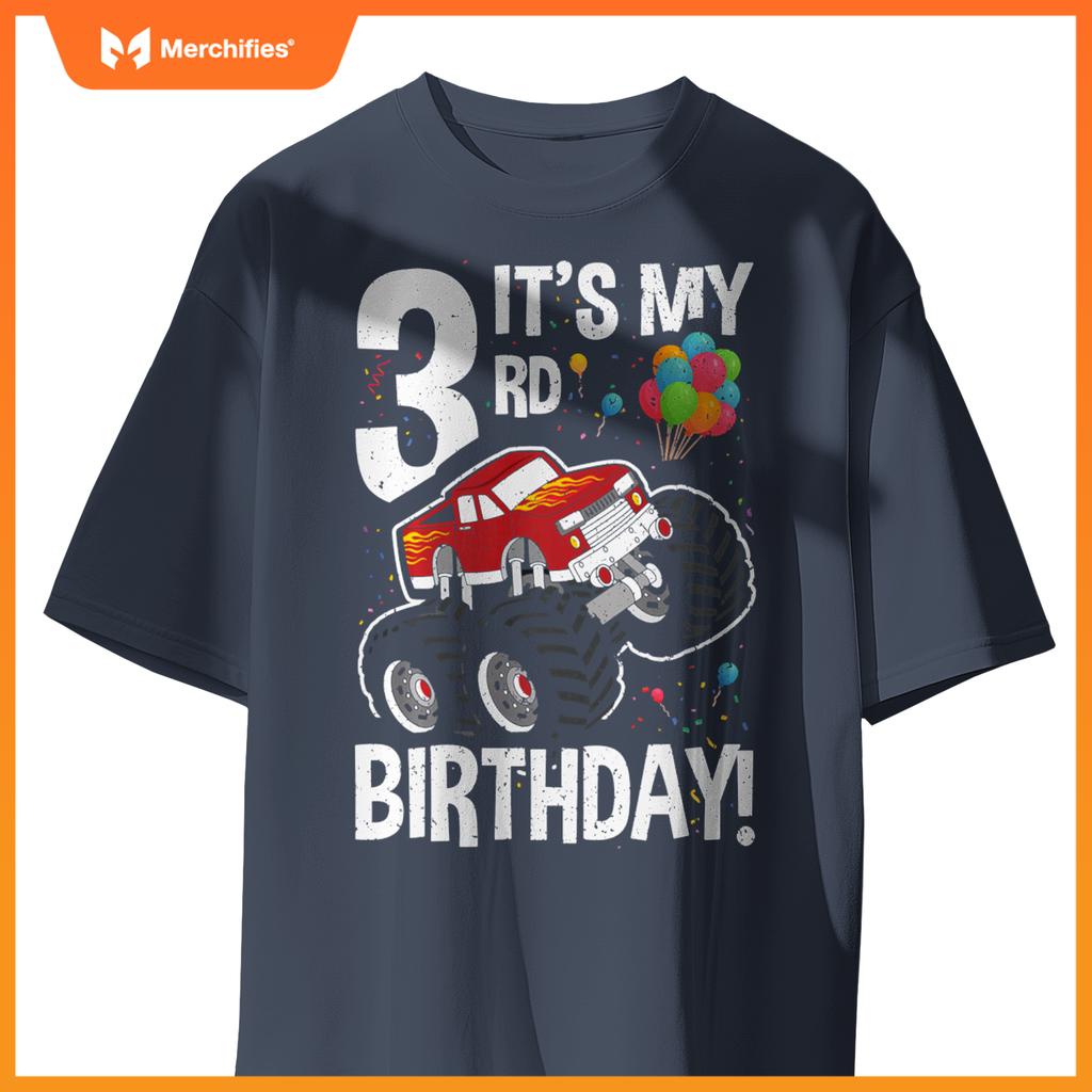 Kids It's My 3rd Birthday! 3 Year Old Monster Truck T-Shirt