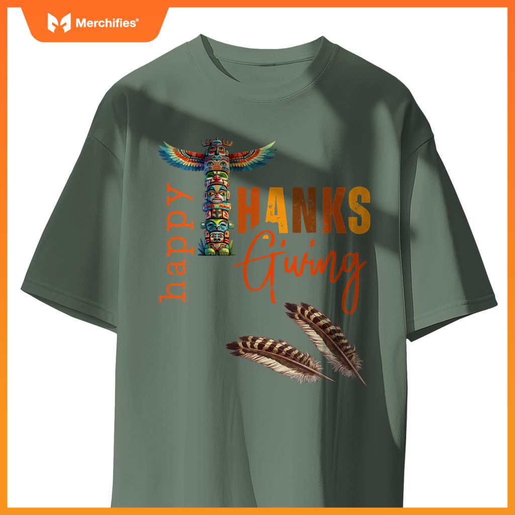 Native American Thanksgiving Celebration Costume T-Shirt