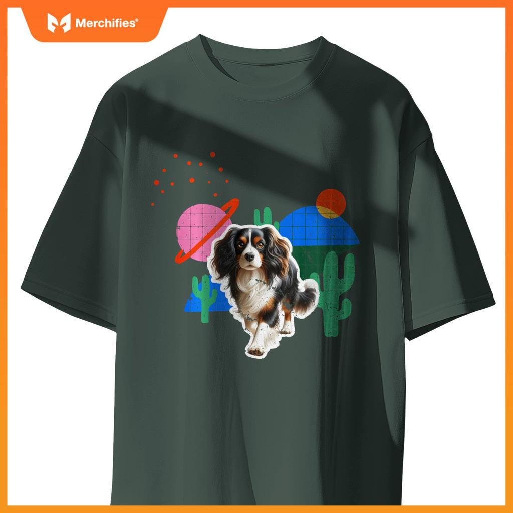 Nederlandse Kooikerhondje Desert Design Dog T-Shirt