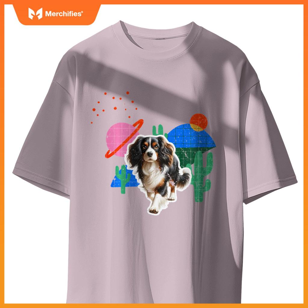 Nederlandse Kooikerhondje Desert Design Dog T-Shirt