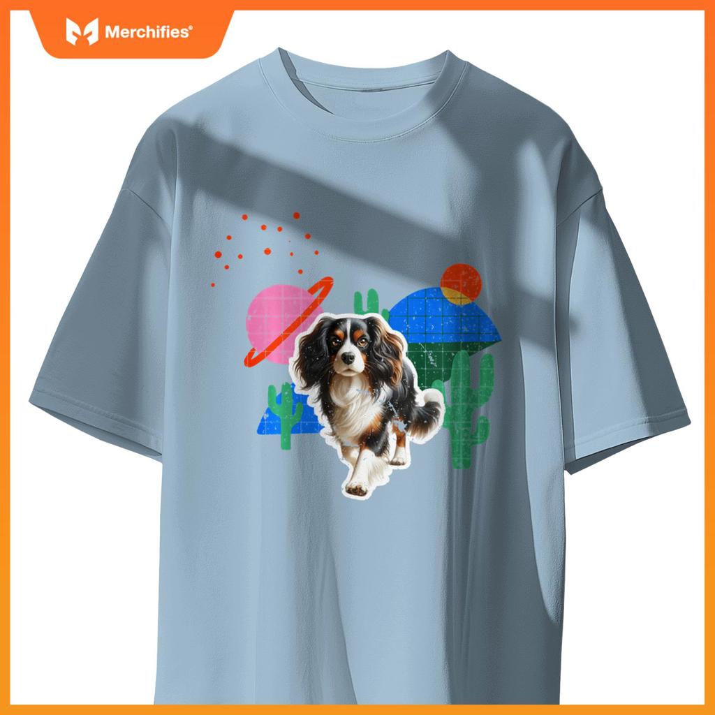 Nederlandse Kooikerhondje Desert Design Dog T-Shirt