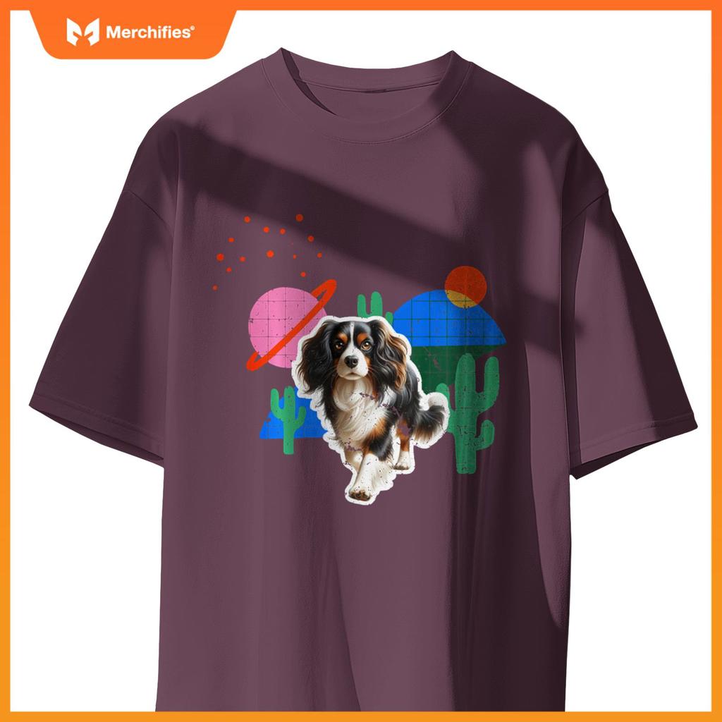 Nederlandse Kooikerhondje Desert Design Dog T-Shirt