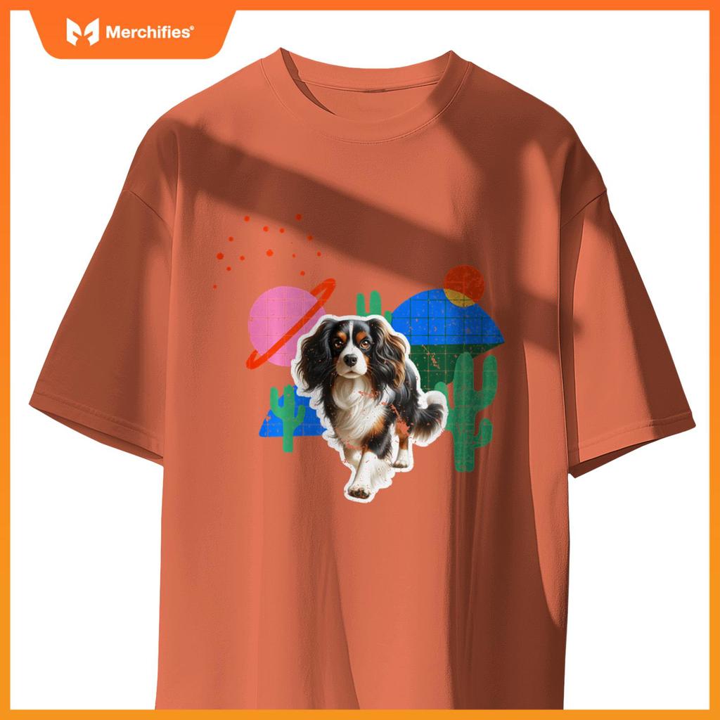 Nederlandse Kooikerhondje Desert Design Dog T-Shirt