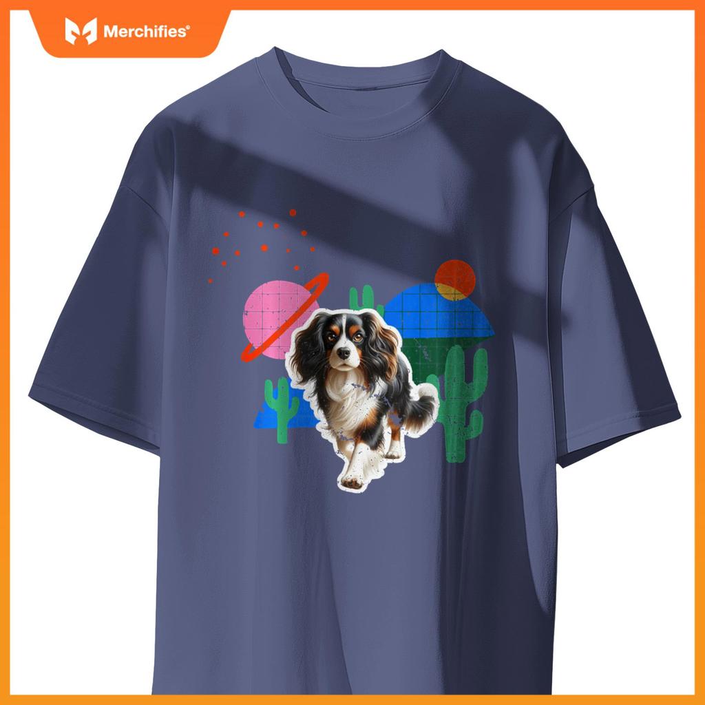 Nederlandse Kooikerhondje Desert Design Dog T-Shirt