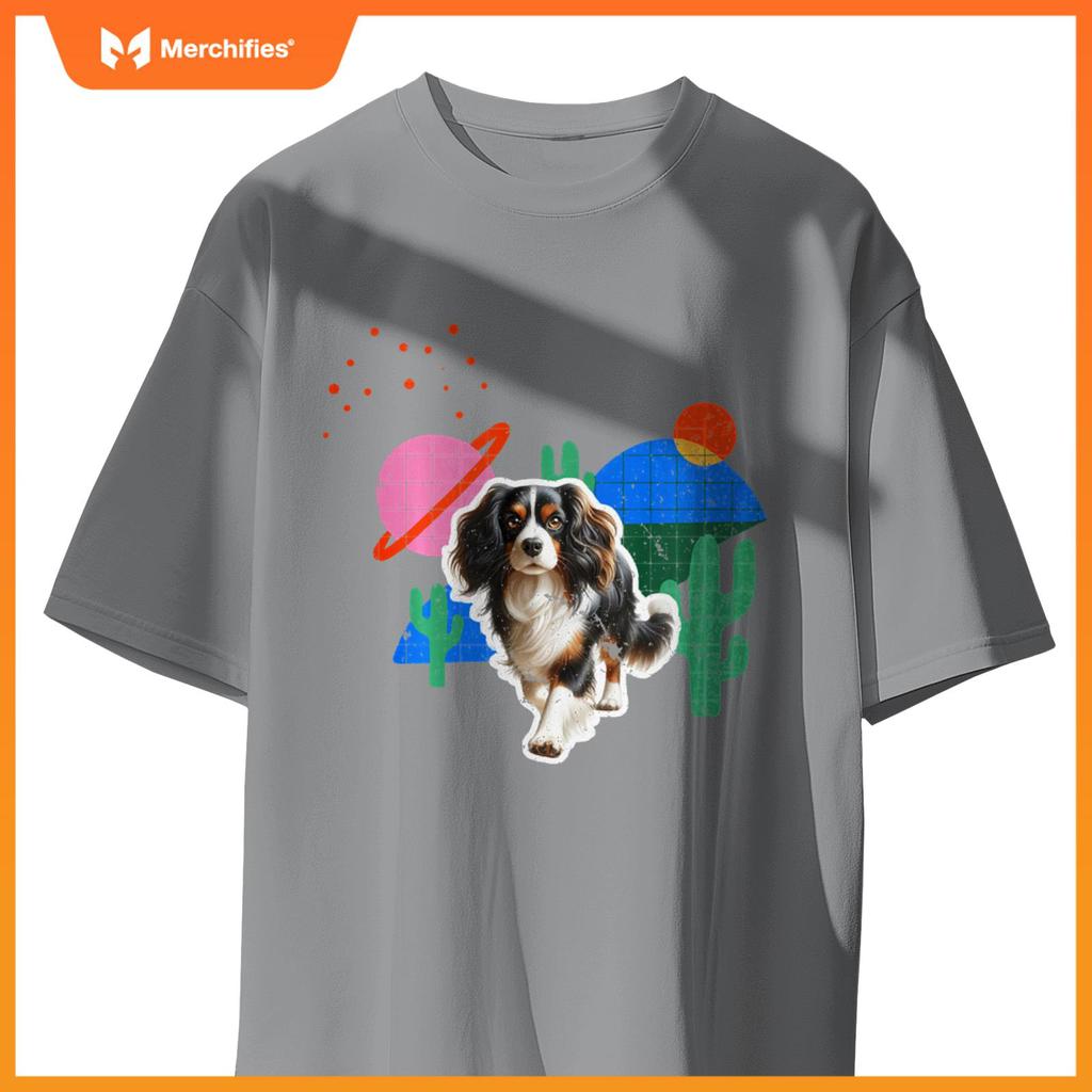Nederlandse Kooikerhondje Desert Design Dog T-Shirt