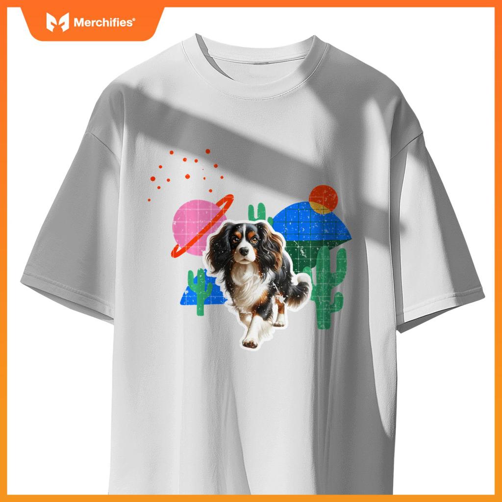 Nederlandse Kooikerhondje Desert Design Dog T-Shirt