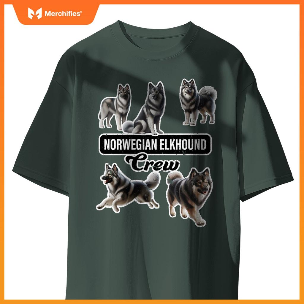 Norwegian Elkhound Crew T-Shirt