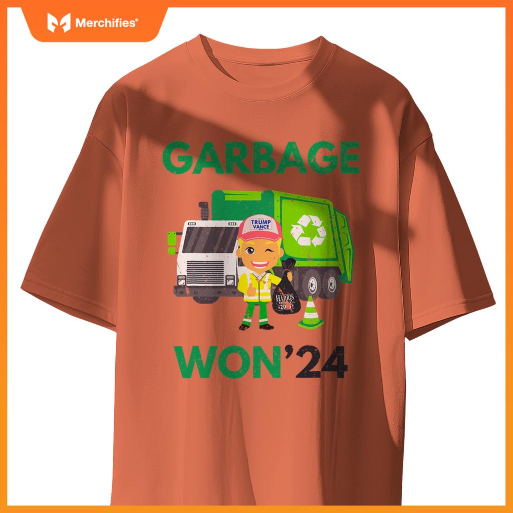 Garbage Man Won 2024 Trash Truck T-Shirt