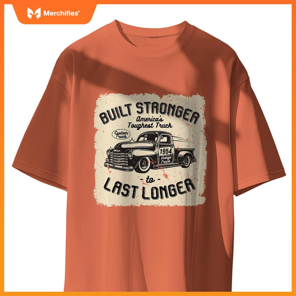 Mb 1954 Truck Birthday Built Stronger To Last Longer T-Shirt
