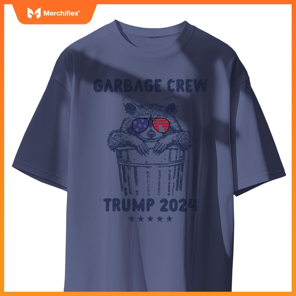 Garbage Crew Trump Garbage Man in Trash Truck Election 2024 T-Shirt