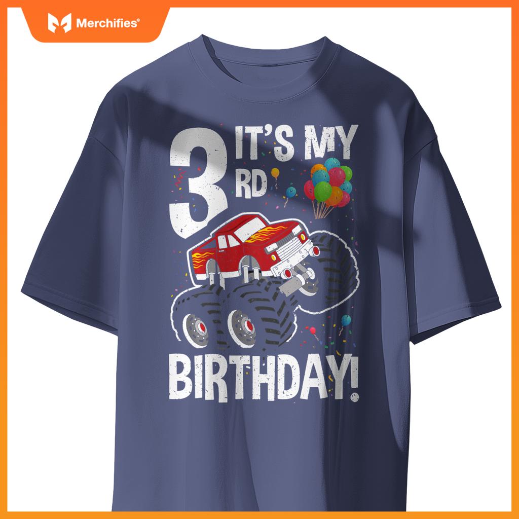 Kids It's My 3rd Birthday! 3 Year Old Monster Truck T-Shirt