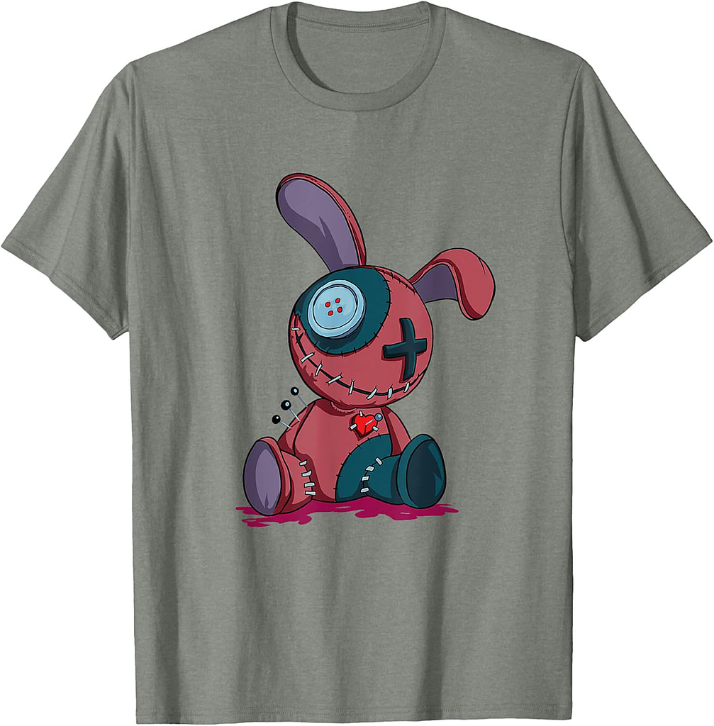 Pastel Goth Shirt Voodoo Doll Halloween Creepy Doll Witch T-Shirt