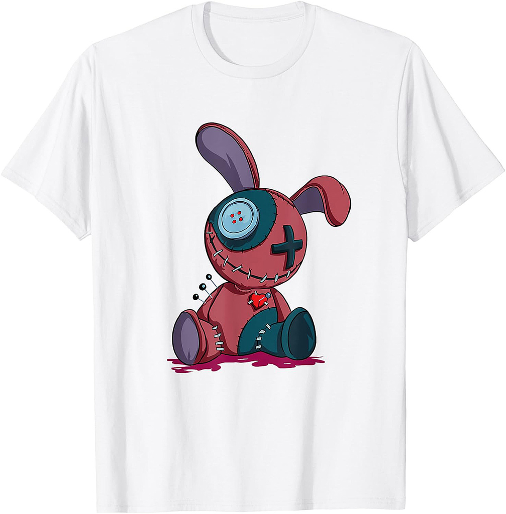 Pastel Goth Shirt Voodoo Doll Halloween Creepy Doll Witch T-Shirt