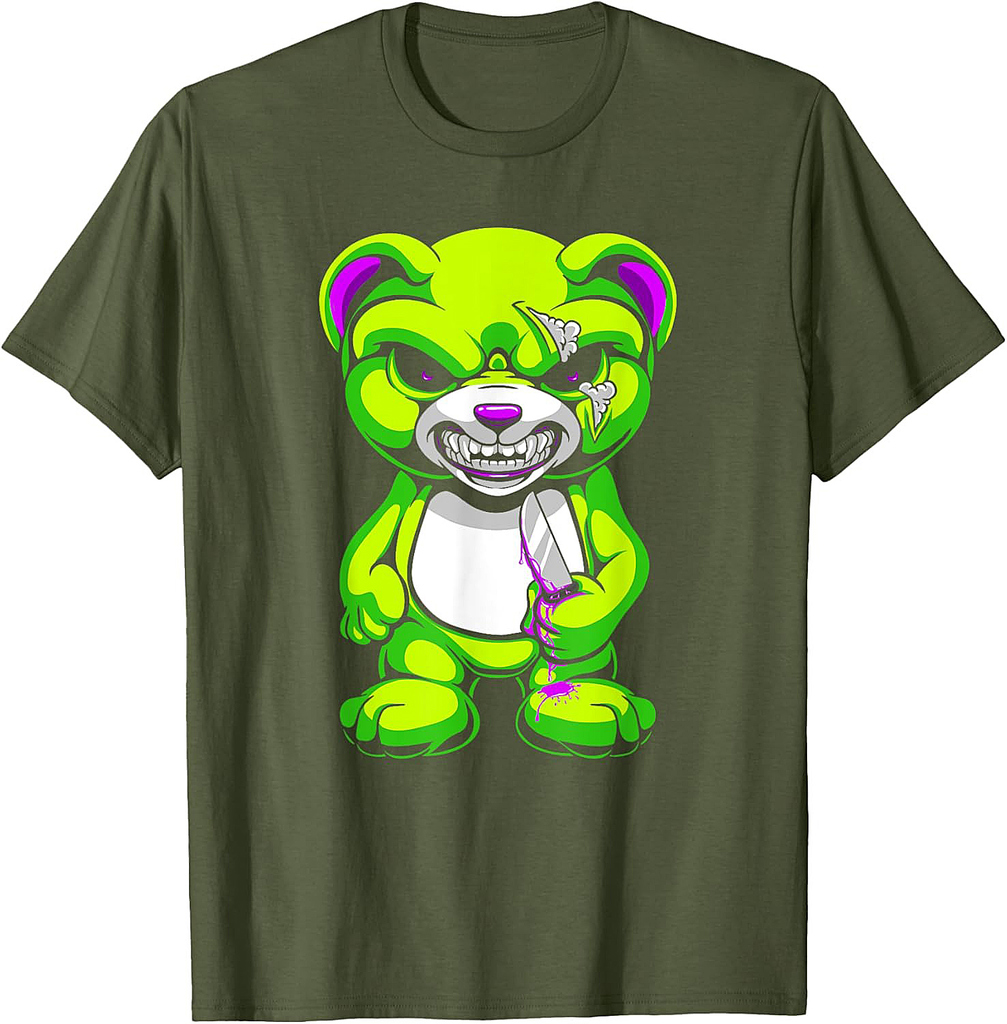 Pastel Goth Teddy Bear Shirt Halloween Bear Horror T-Shirt