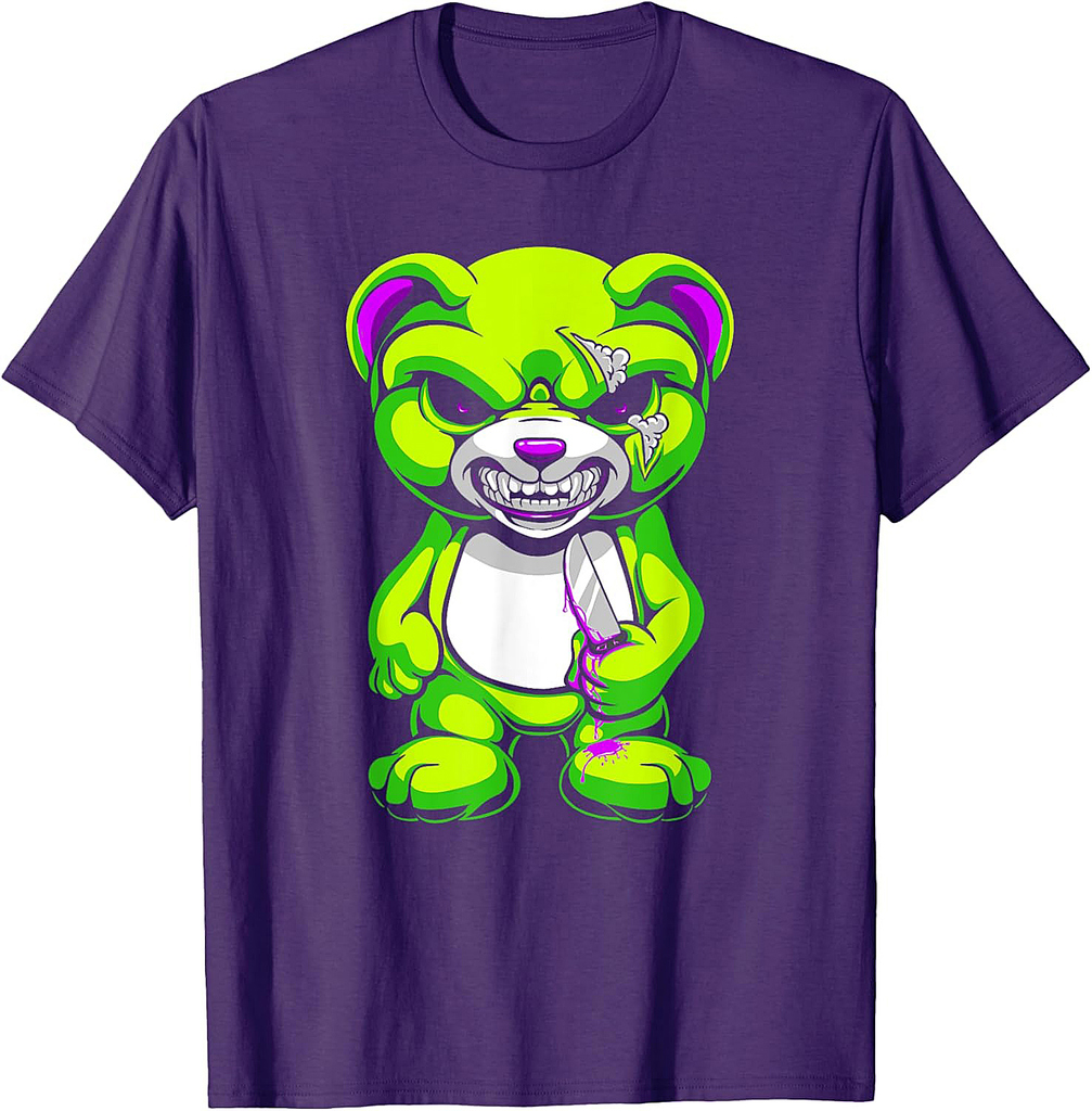 Pastel Goth Teddy Bear Shirt Halloween Bear Horror T-Shirt