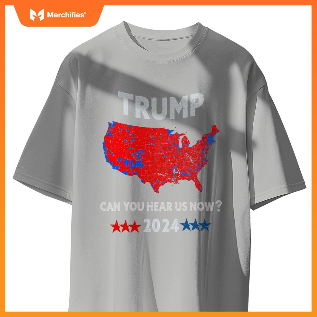 Patriotic Red and Blue Map - USA County Election Map T-Shirt