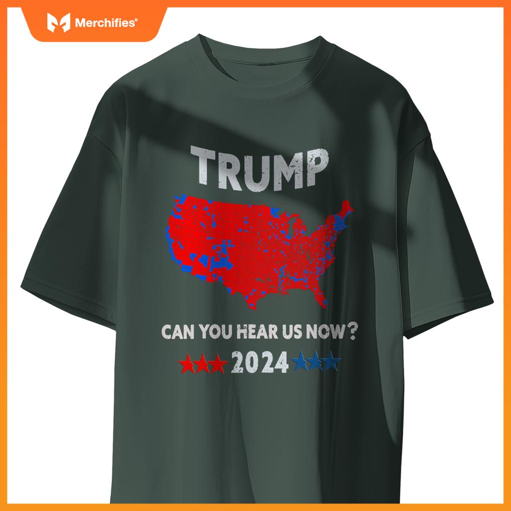 Patriotic Red and Blue Map - USA County Election Map T-Shirt