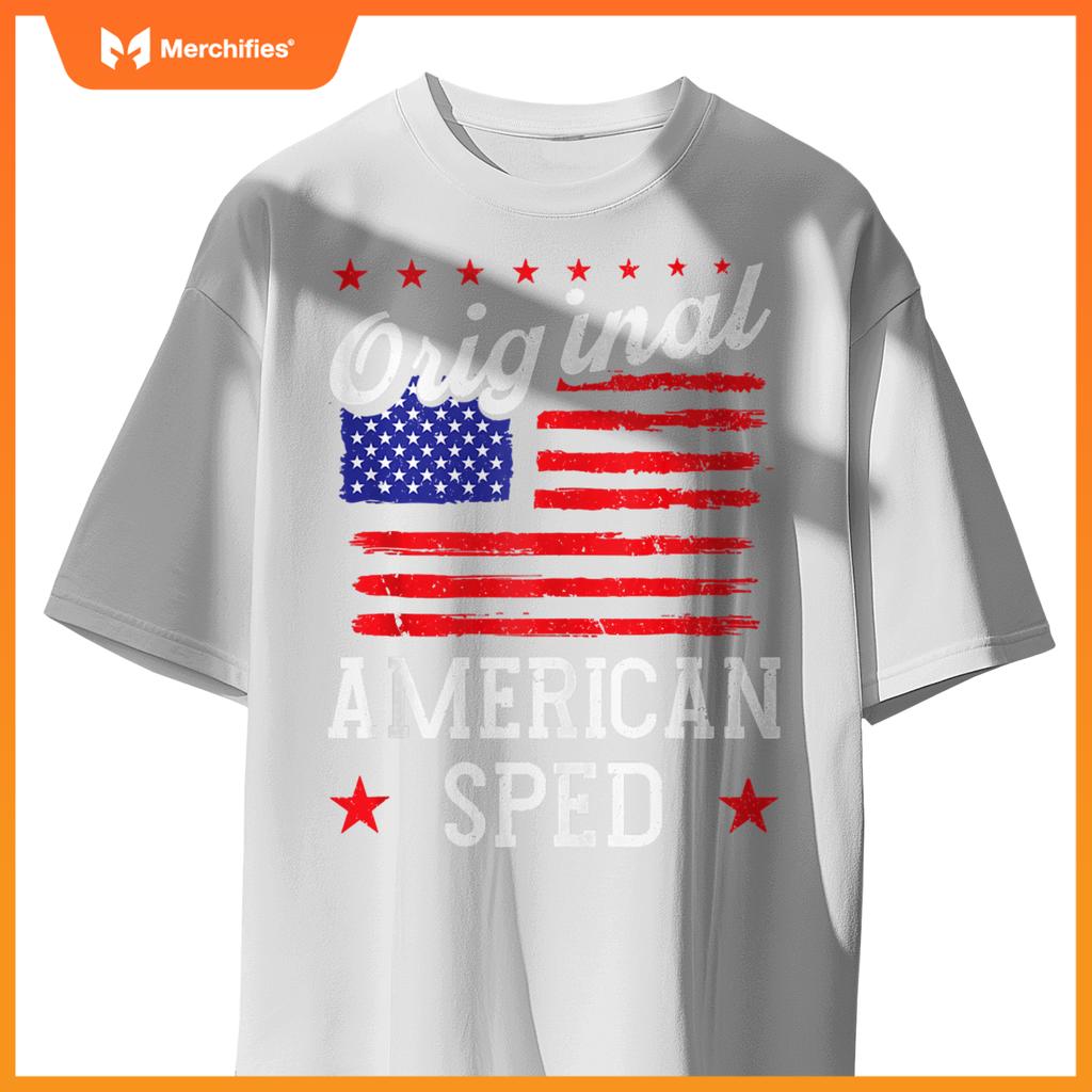 Patriotic US Flag American Sped T-Shirt