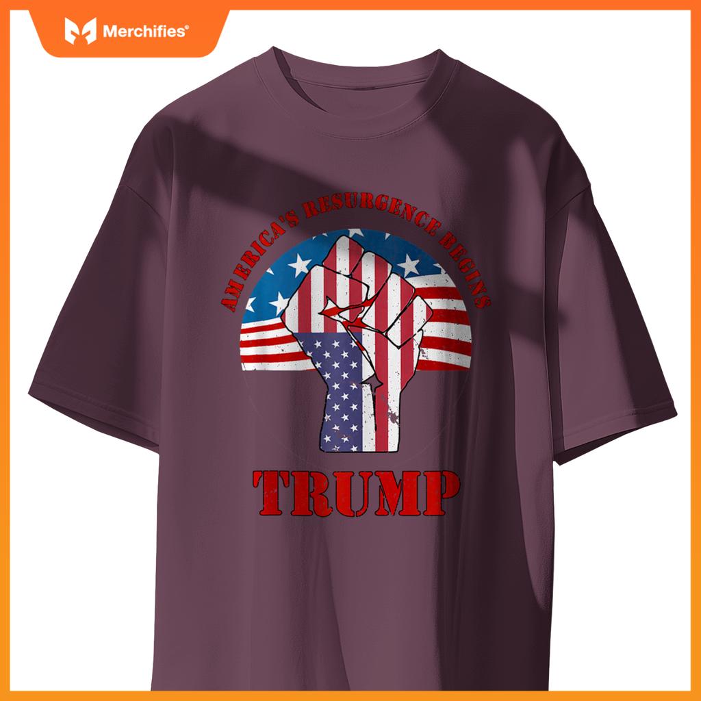 Patriotic Values Trump 47 Conservative Majority T-Shirt