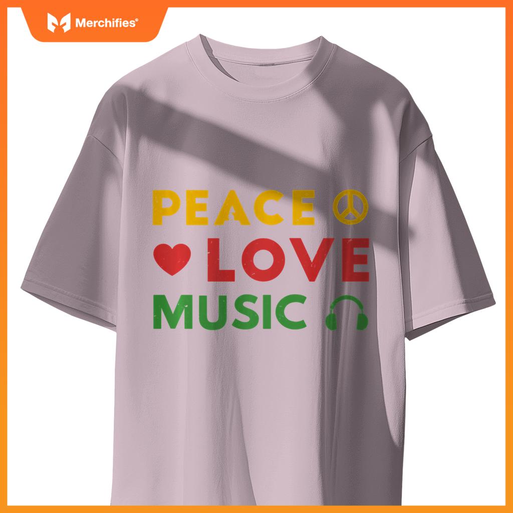 Peace Love Music Rastafari Roots Hippie Rasta Reggae Pride