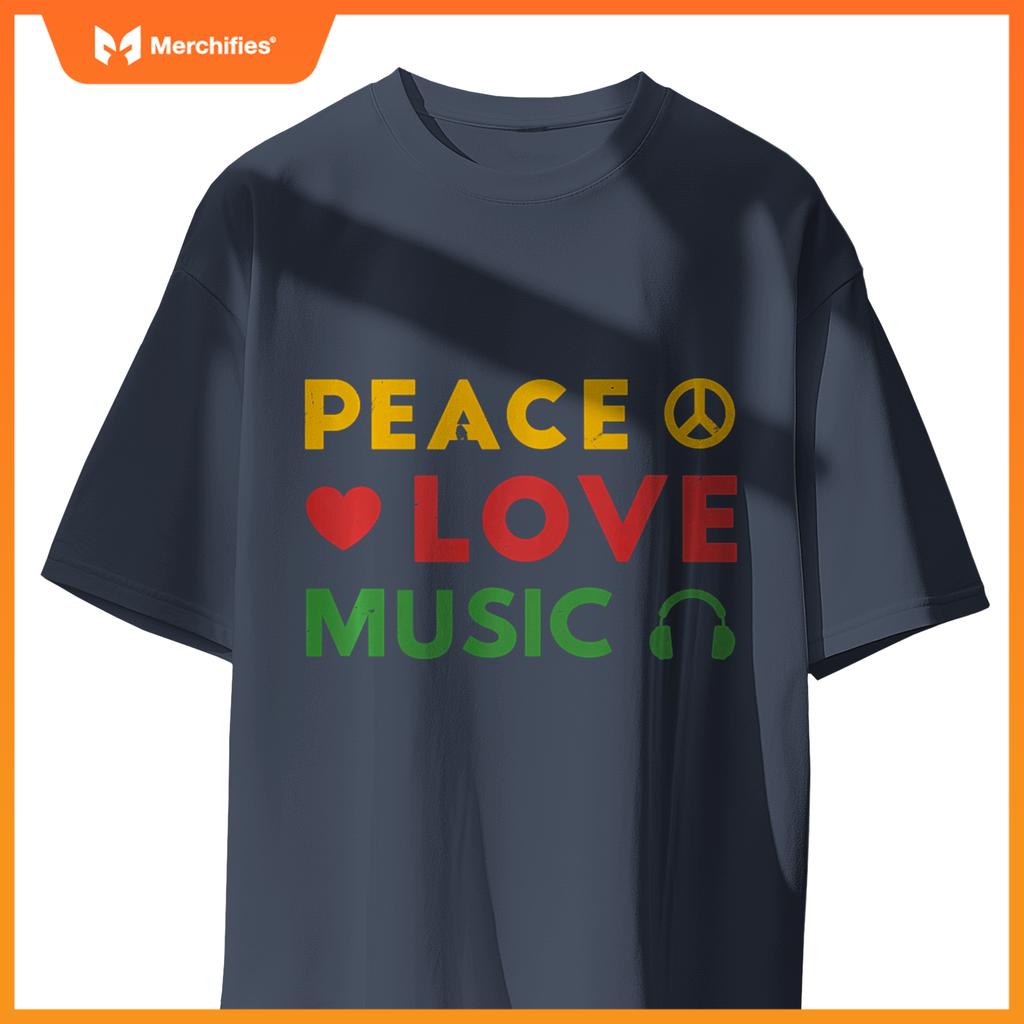 Peace Love Music Rastafari Roots Hippie Rasta Reggae Pride