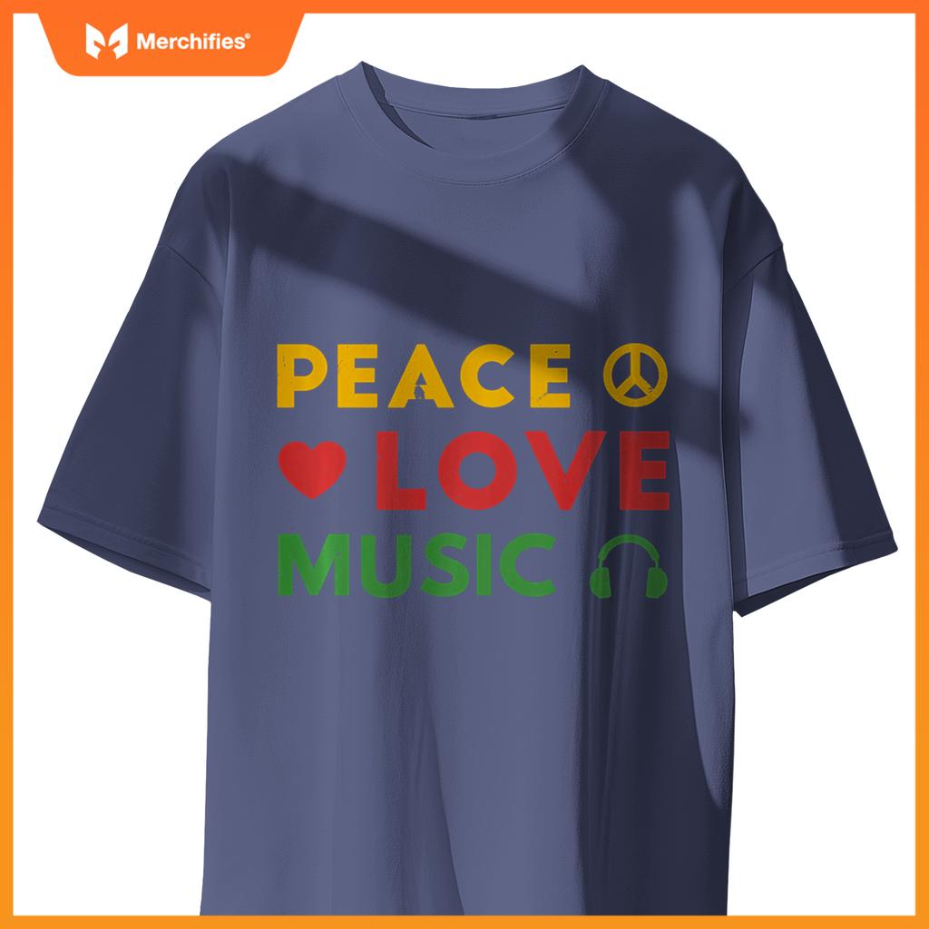 Peace Love Music Rastafari Roots Hippie Rasta Reggae Pride