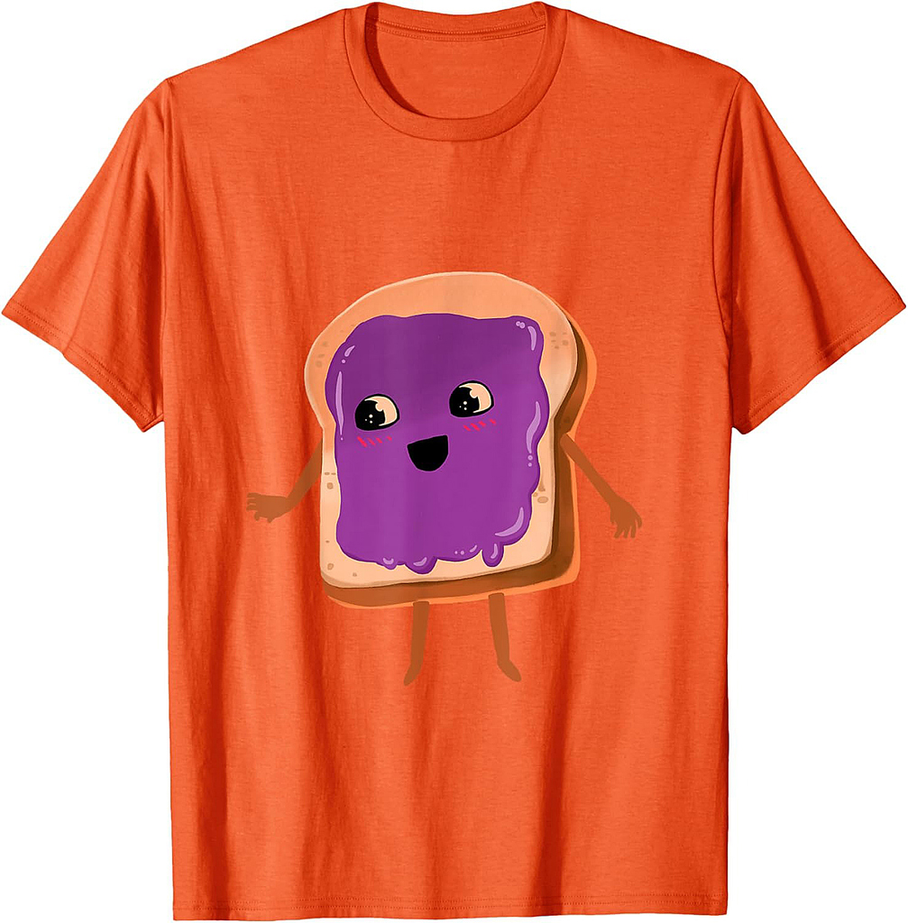 Peanut Butter and Jelly Costume Halloween Matching Couple T-Shirt