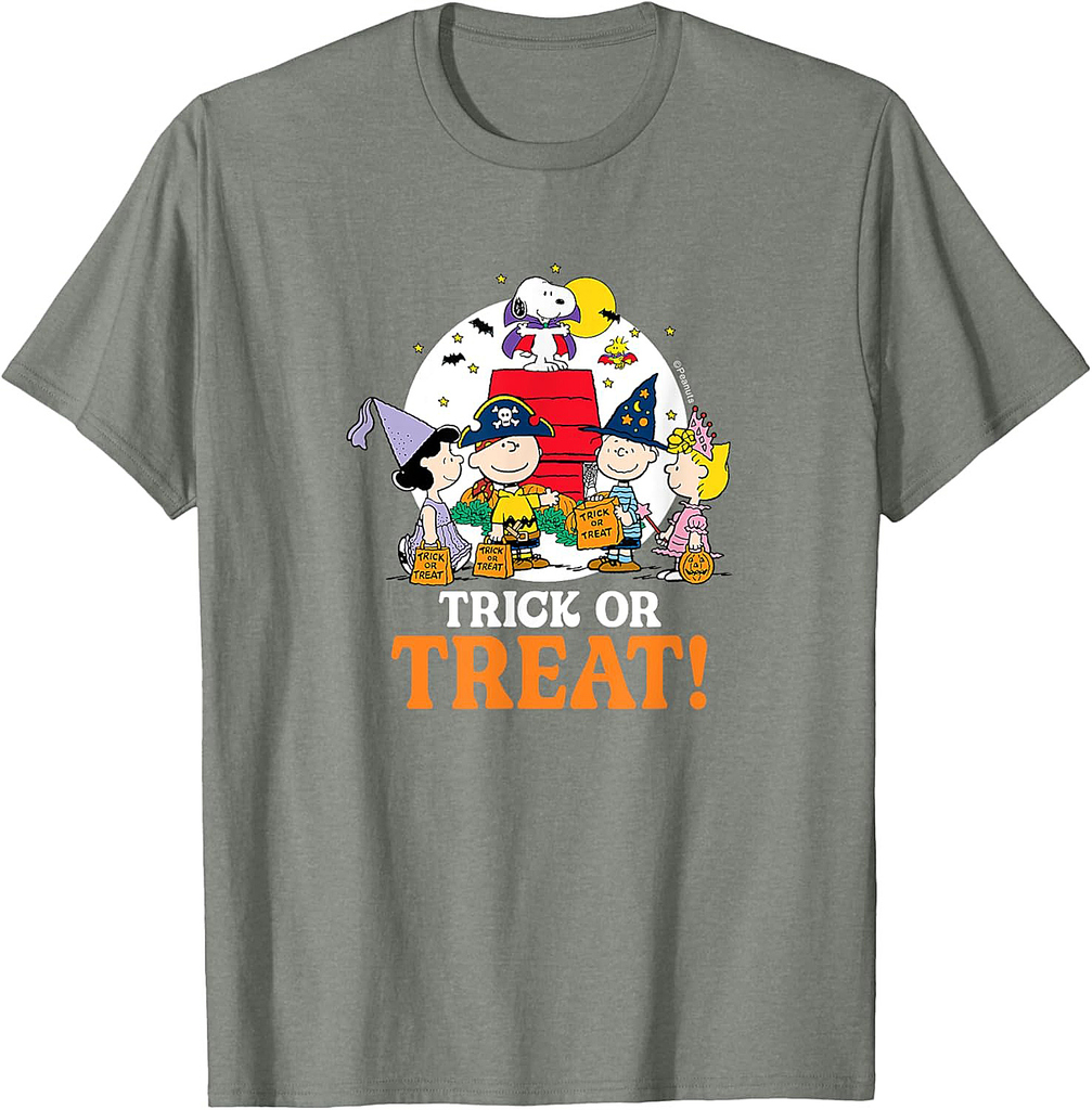 Peanuts - Halloween - Trick Or Treat moonlight T-Shirt