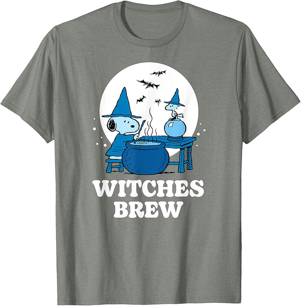Peanuts - Halloween Snoopy Woodstock Witches Brew T-Shirt