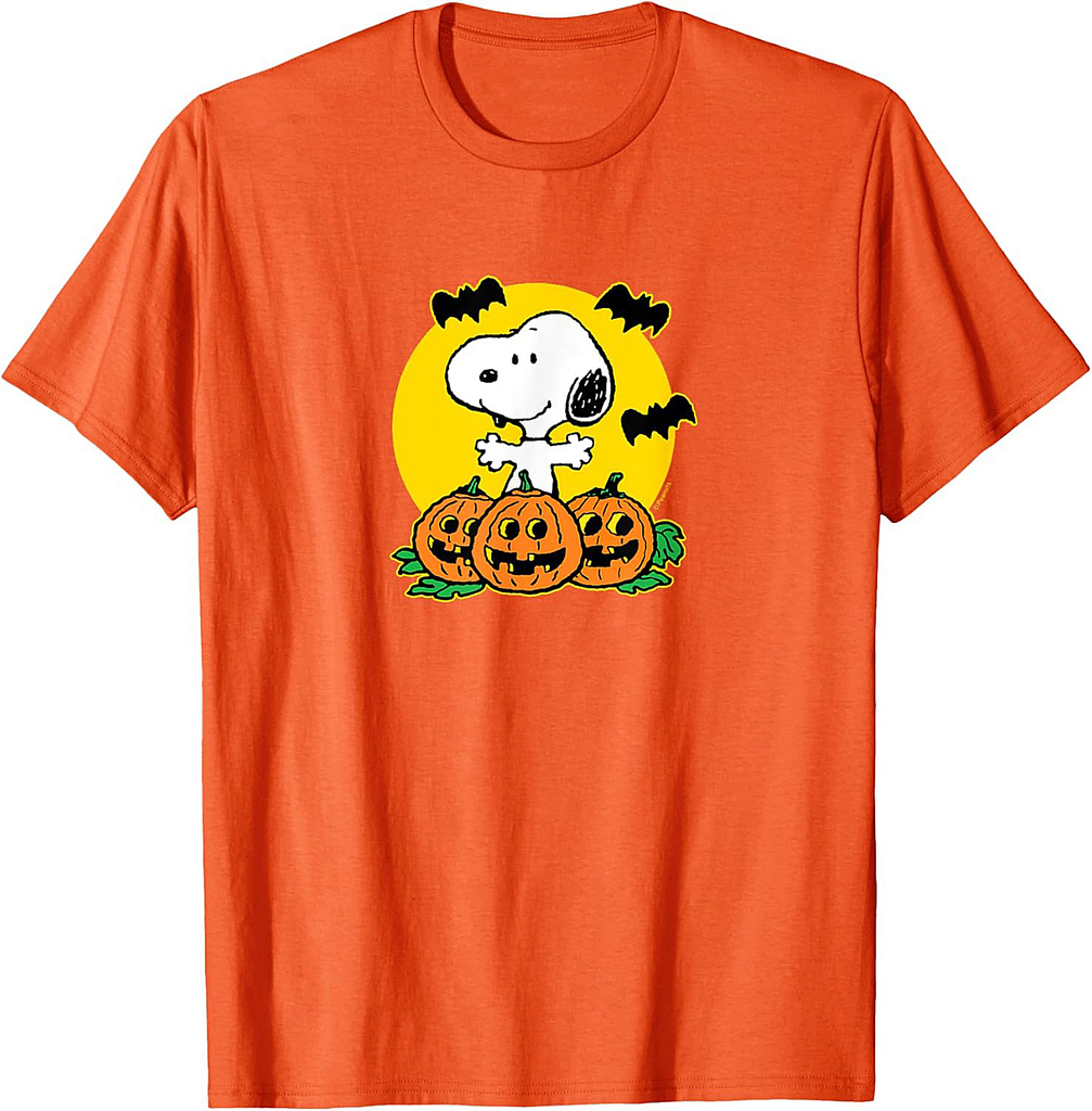 Peanuts - Snoopy Pumpkin Patch Halloween T-Shirt