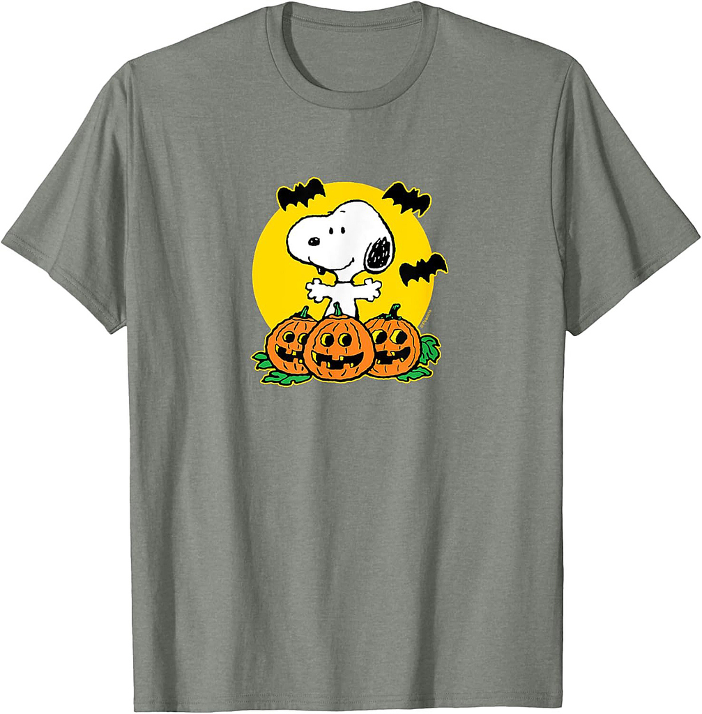 Peanuts - Snoopy Pumpkin Patch Halloween T-Shirt