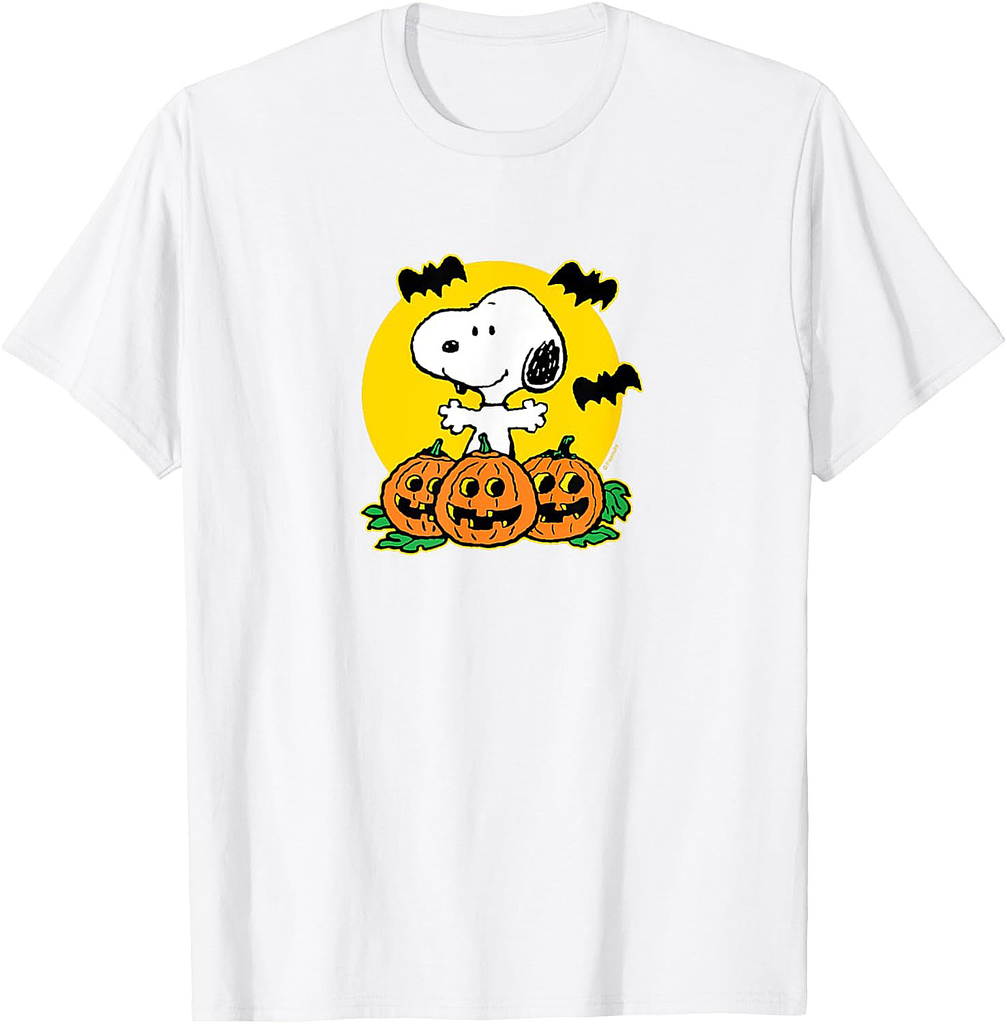 Peanuts - Snoopy Pumpkin Patch Halloween T-Shirt