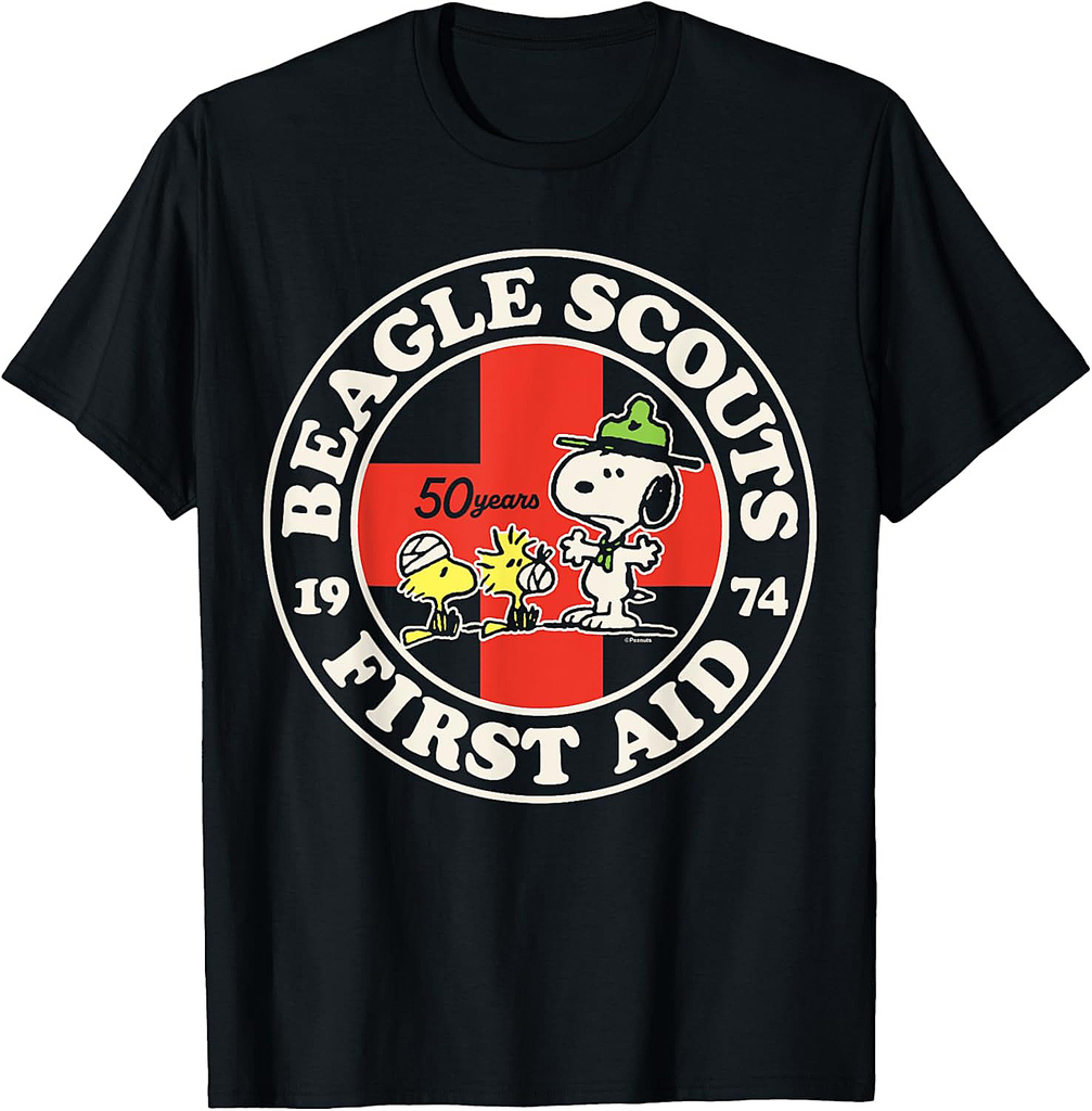 Peanuts  Beagle Scouts First Aid T-Shirt